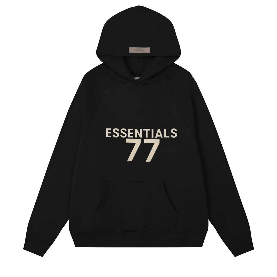 Fear of God Essentials 77 Black Hoodie