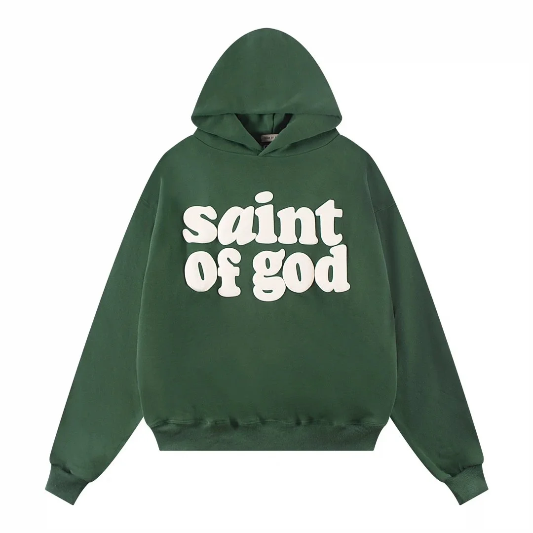 Saint of God Green Hoodie