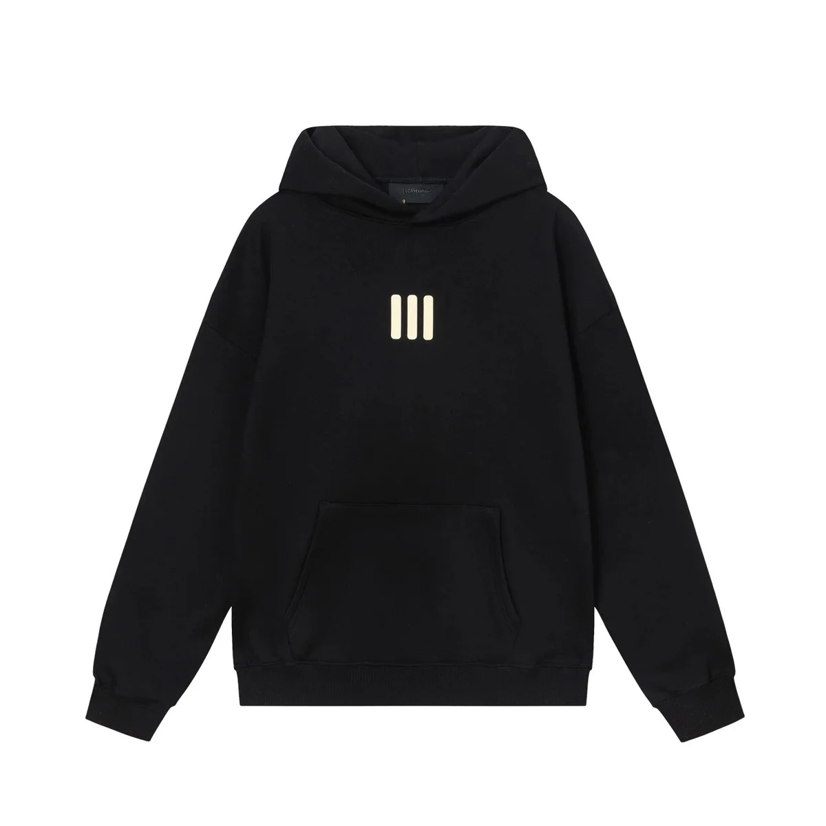 Black Hoodie with Gold Logo