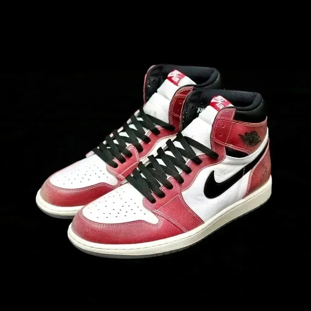 Nike Air Jordan 1 Fear of God Red/White Sneakers