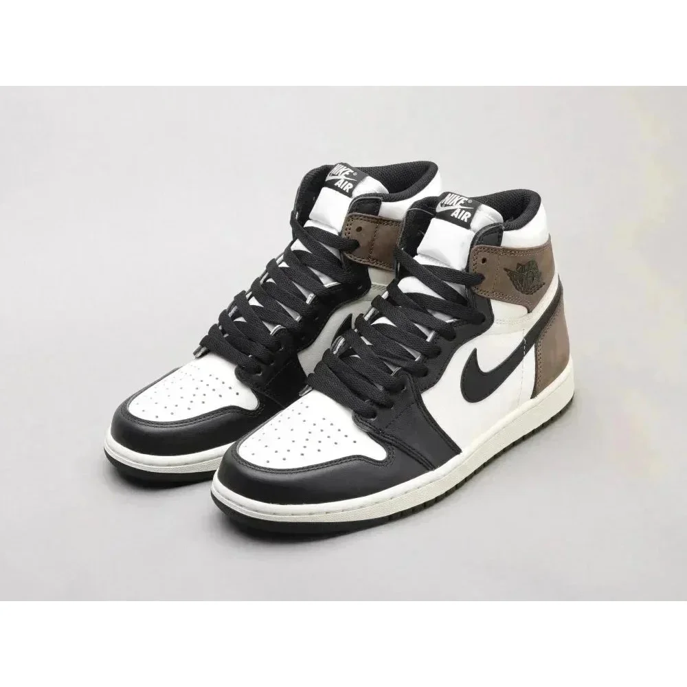 Nike Air Jordan 1 Black/Brown/White Sneakers