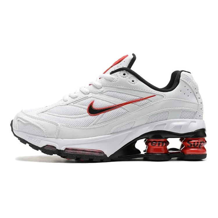 Nike Supreme x Shox White/Red Sneakers