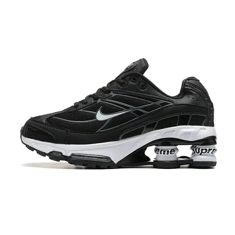 Nike Supreme x Shox Triple Black Sneakers