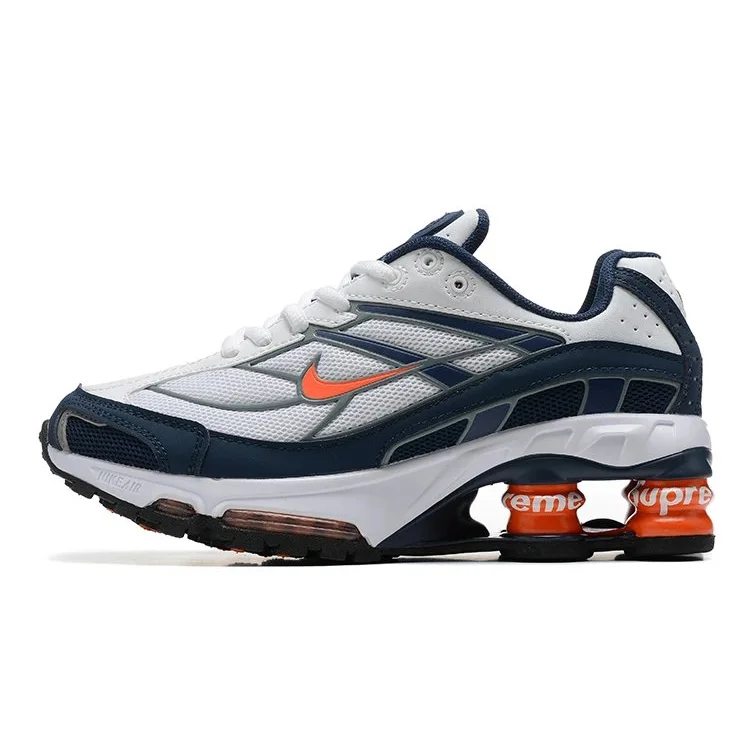 Nike Shox R4 Sail/University Red Sneakers
