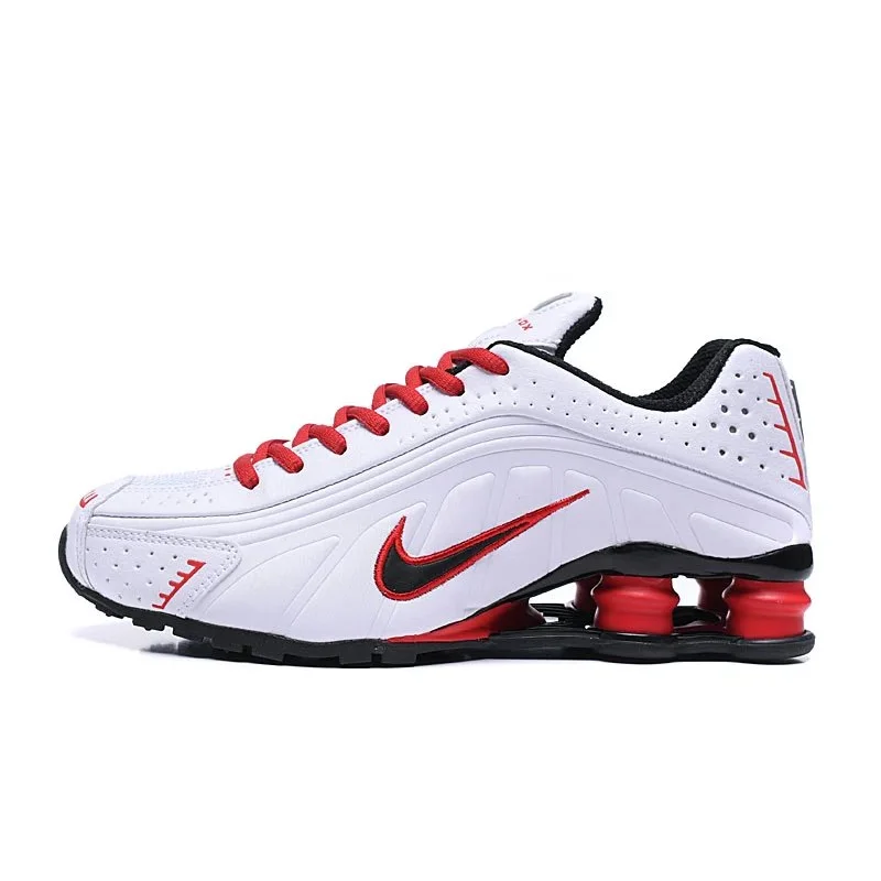 Nike Shox R4 White/University Red Sneakers