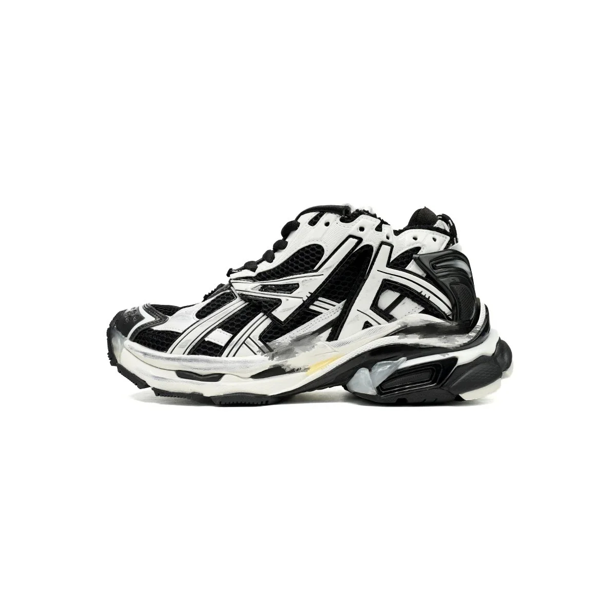 Balenciaga Triple S White/Black Sneakers