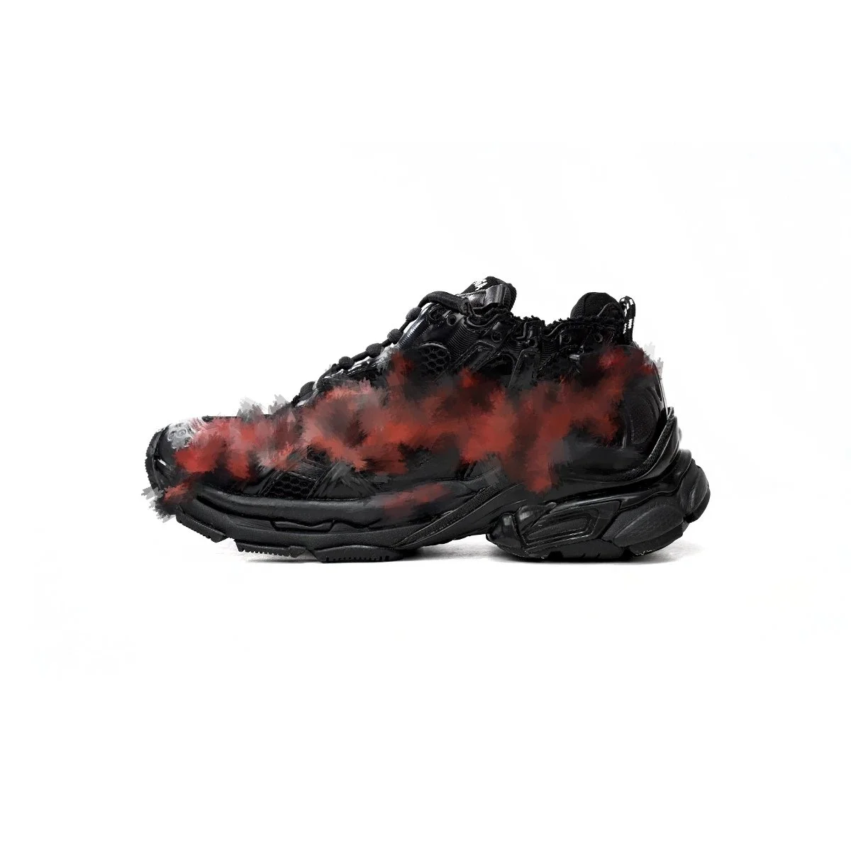 Balenciaga Triple S Speed Trainer Black/Red Sneakers