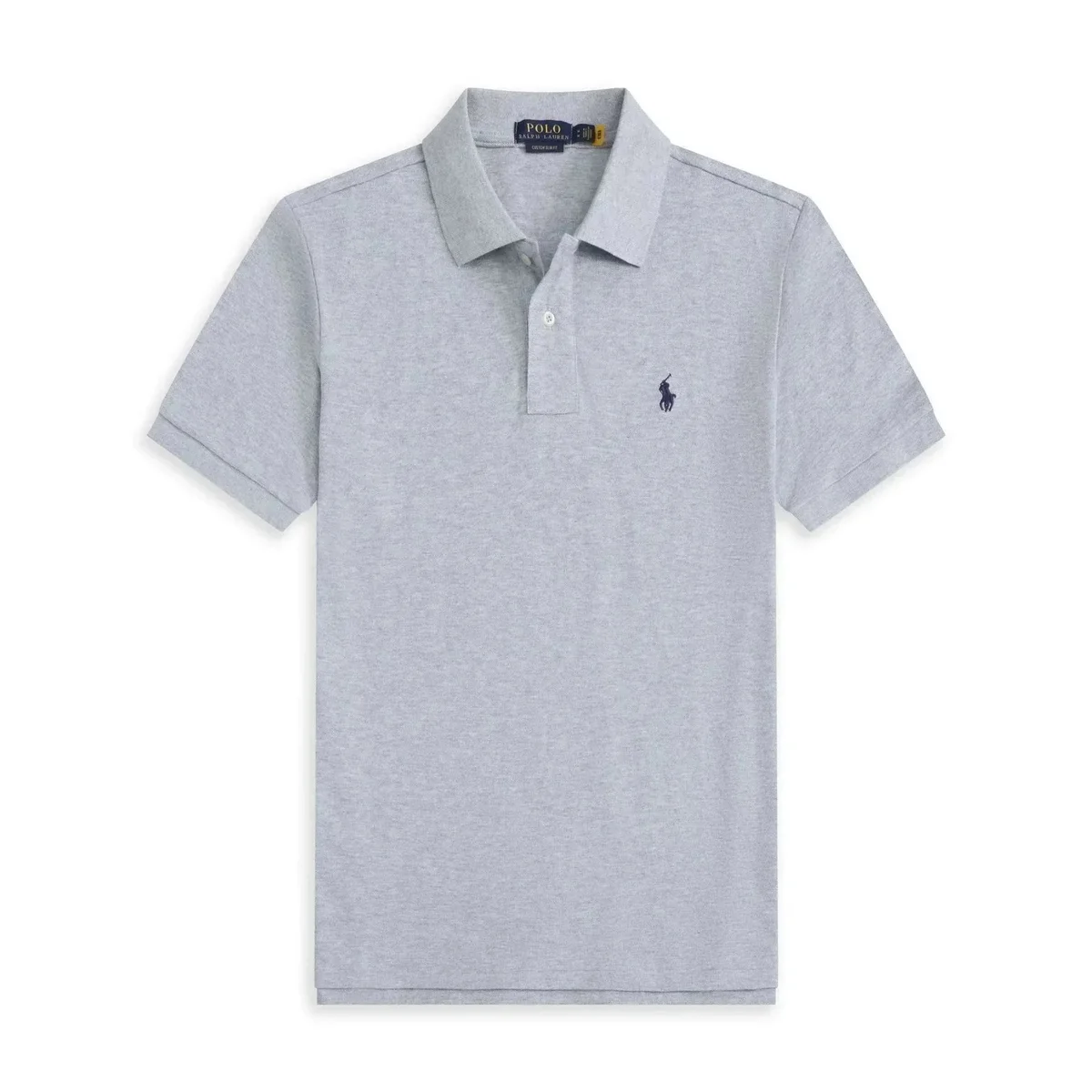 Polo Ralph Lauren Classic Logo Grey Polo Shirt