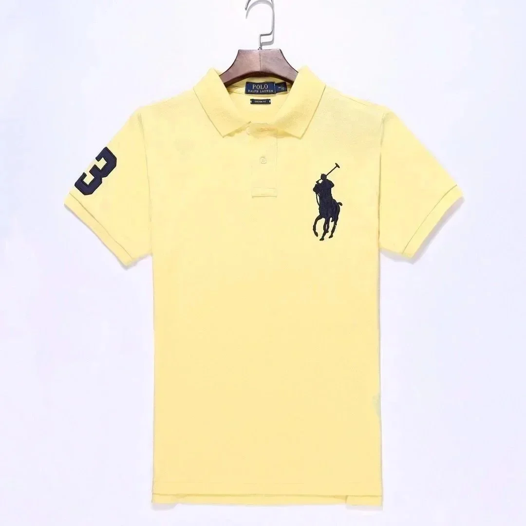 Polo Ralph Lauren Big Pony Yellow Polo Shirt