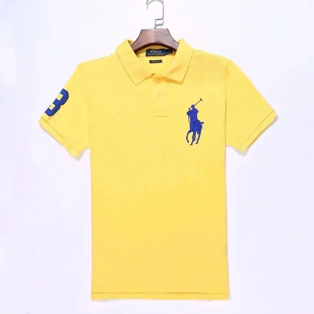 Polo Ralph Lauren Big Pony Yellow Polo Shirt