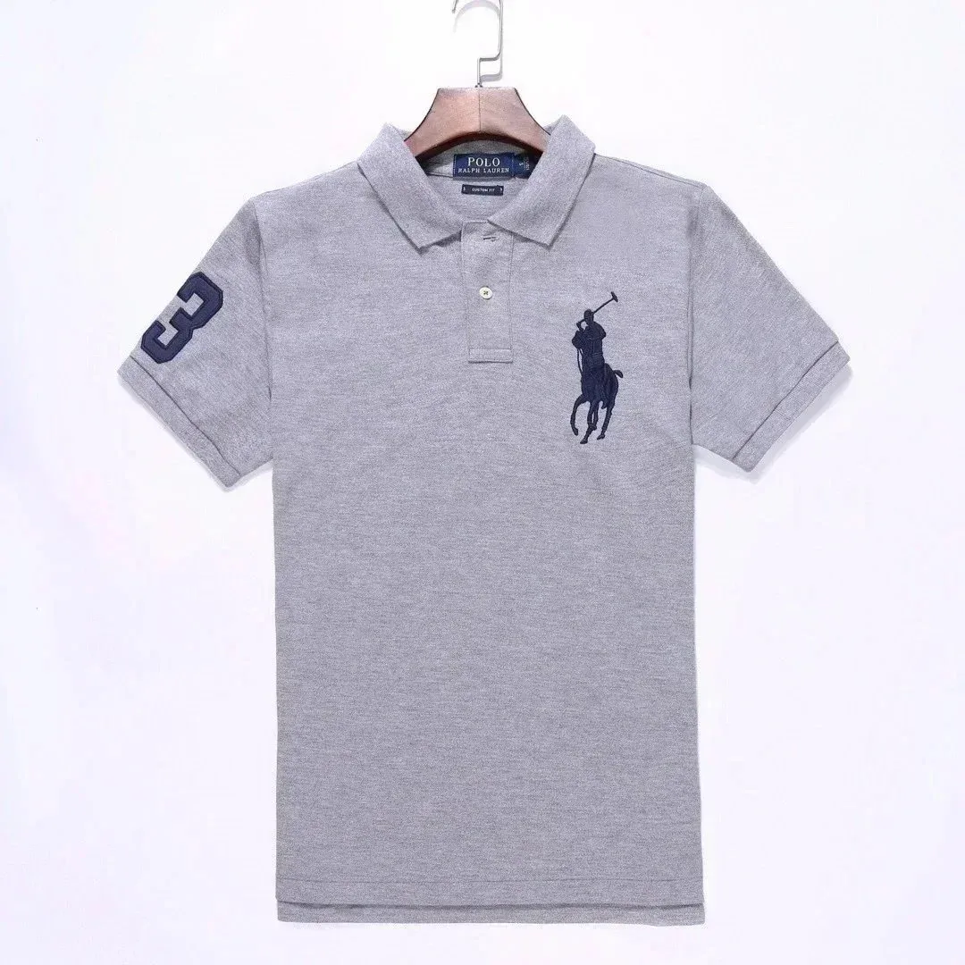 Polo Ralph Lauren Grey Big Pony Polo Shirt