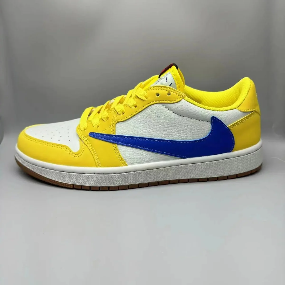 Nike Air Jordan 1 Low Sail/Yellow Blue Sneakers