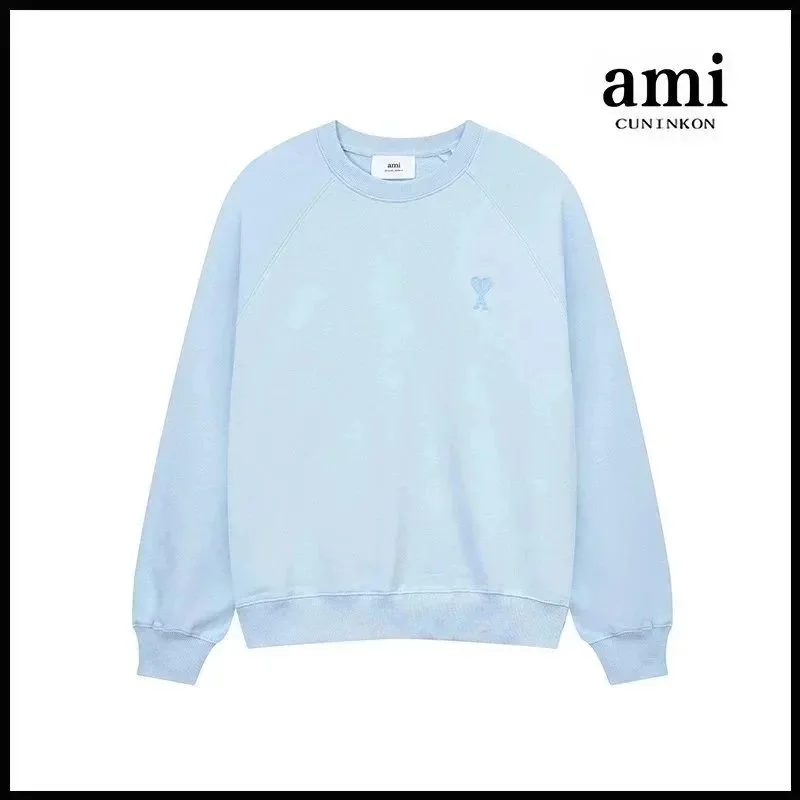 Ami Cuninkon Sky Blue Crewneck Sweatshirt