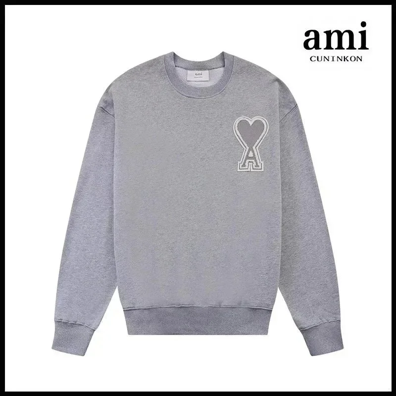 Ami Ami de Coeur 611 Grey Crewneck Sweatshirt