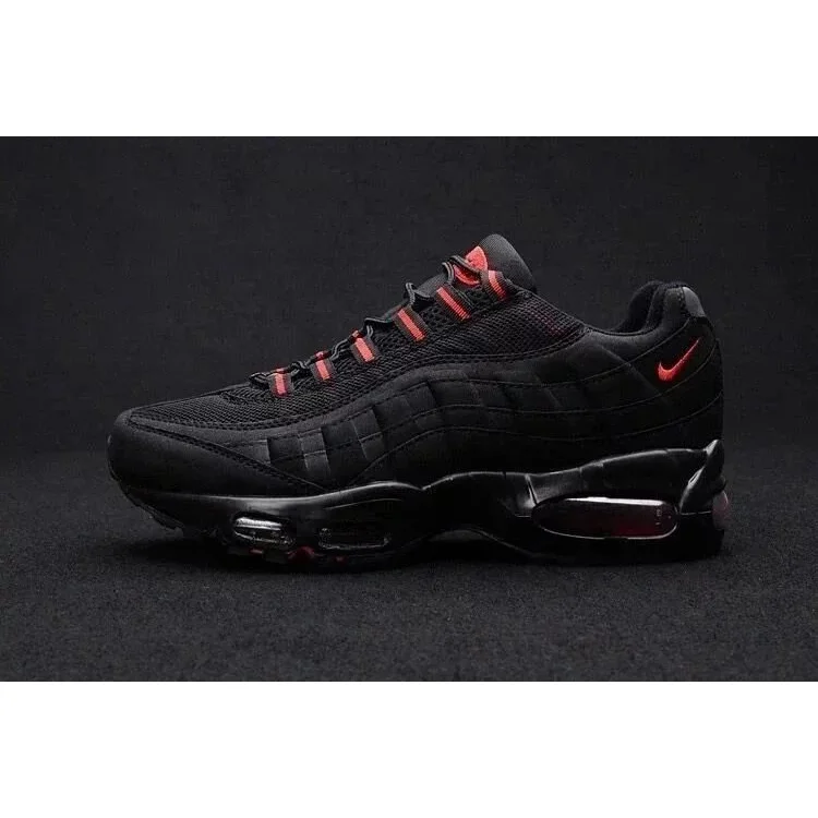 Nike Air Max 95 Triple Black Red Sneakers