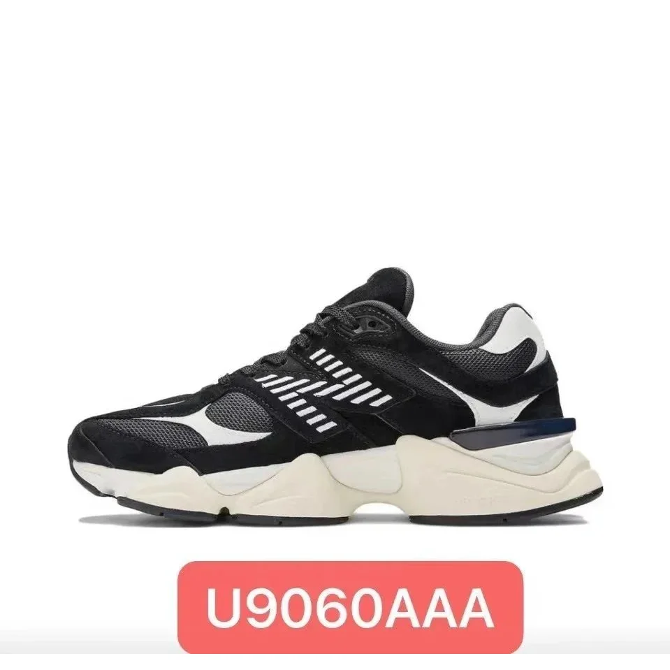 Unisex Black & White U9060AAA Sneakers