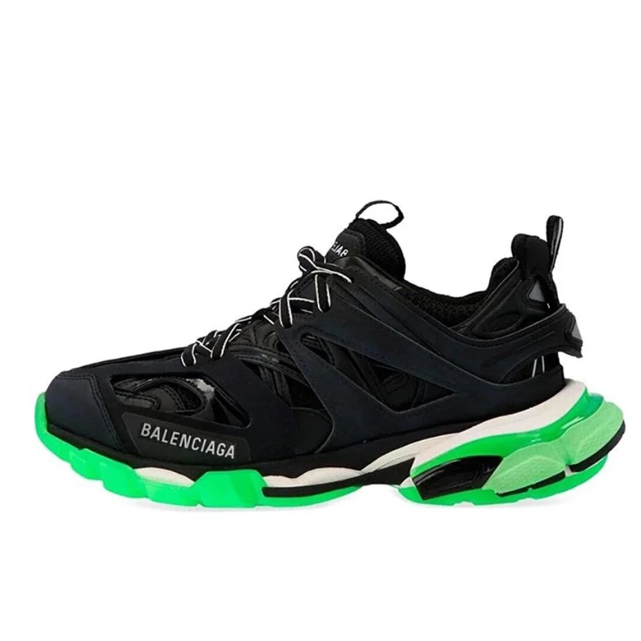 Balenciaga Track Triple Black Green Sneakers