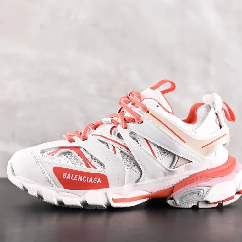 Balenciaga Track Triple White/Red Sneakers