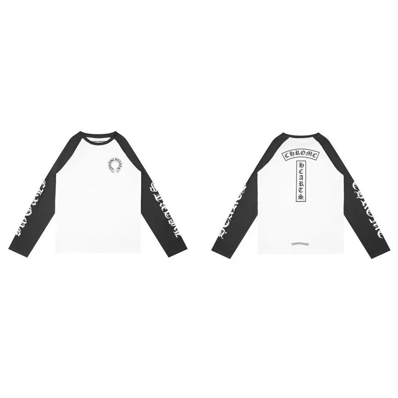 Chrome Hearts CH Cross Long Sleeve T-Shirt White/Black