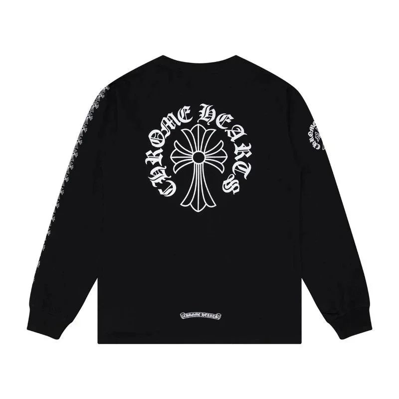 Chrome Hearts Cross Long Sleeve T-Shirt Black