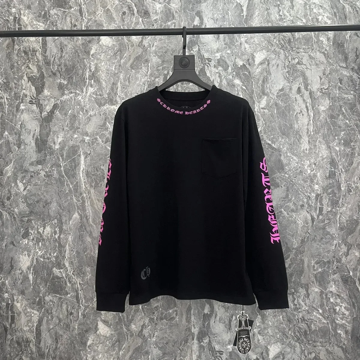Chrome Hearts Black CH Cross Long Sleeve T-Shirt