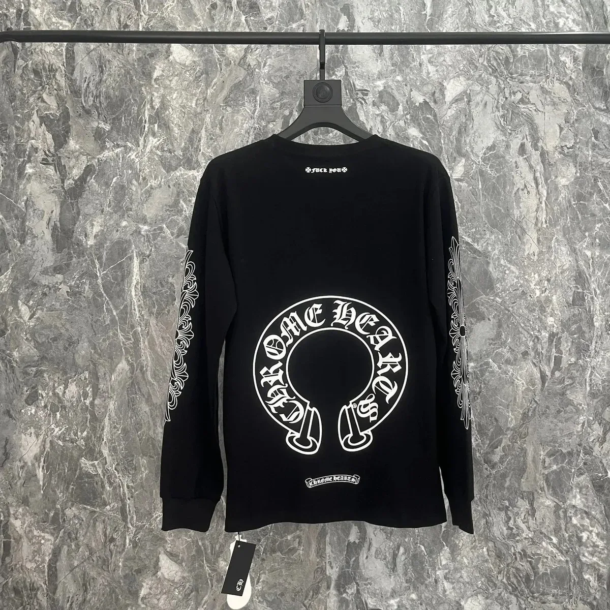 Chrome Hearts CH Cross Long Sleeve T-Shirt Black