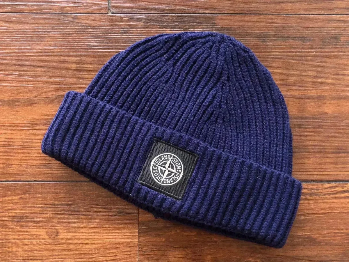 Stone Island 68-15 Navy Beanie