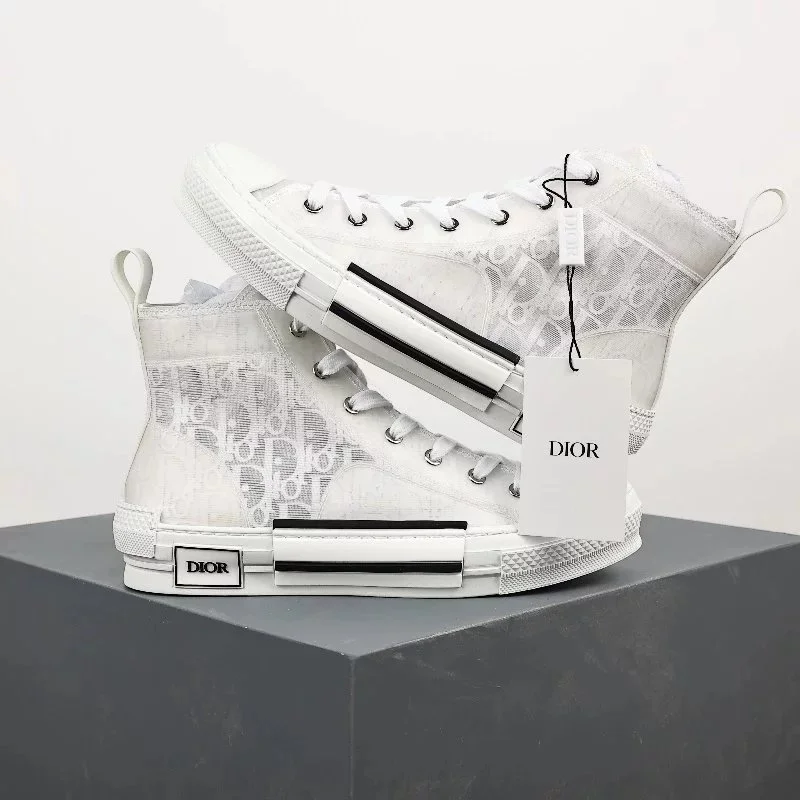 Dior Dior Book Tote White High-Top Sneakers