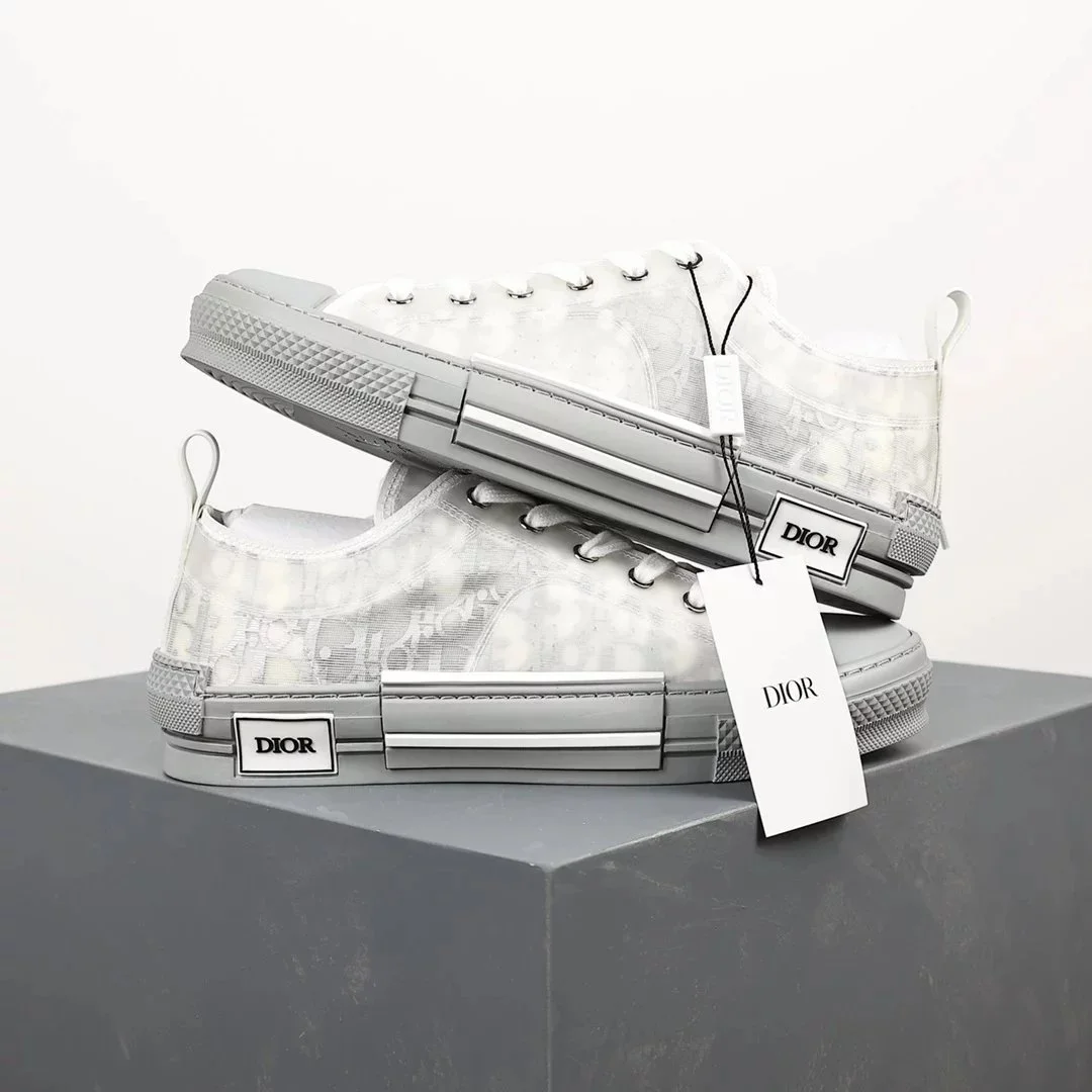 Dior Dior Dior Book Tote White Sneakers White - 1
