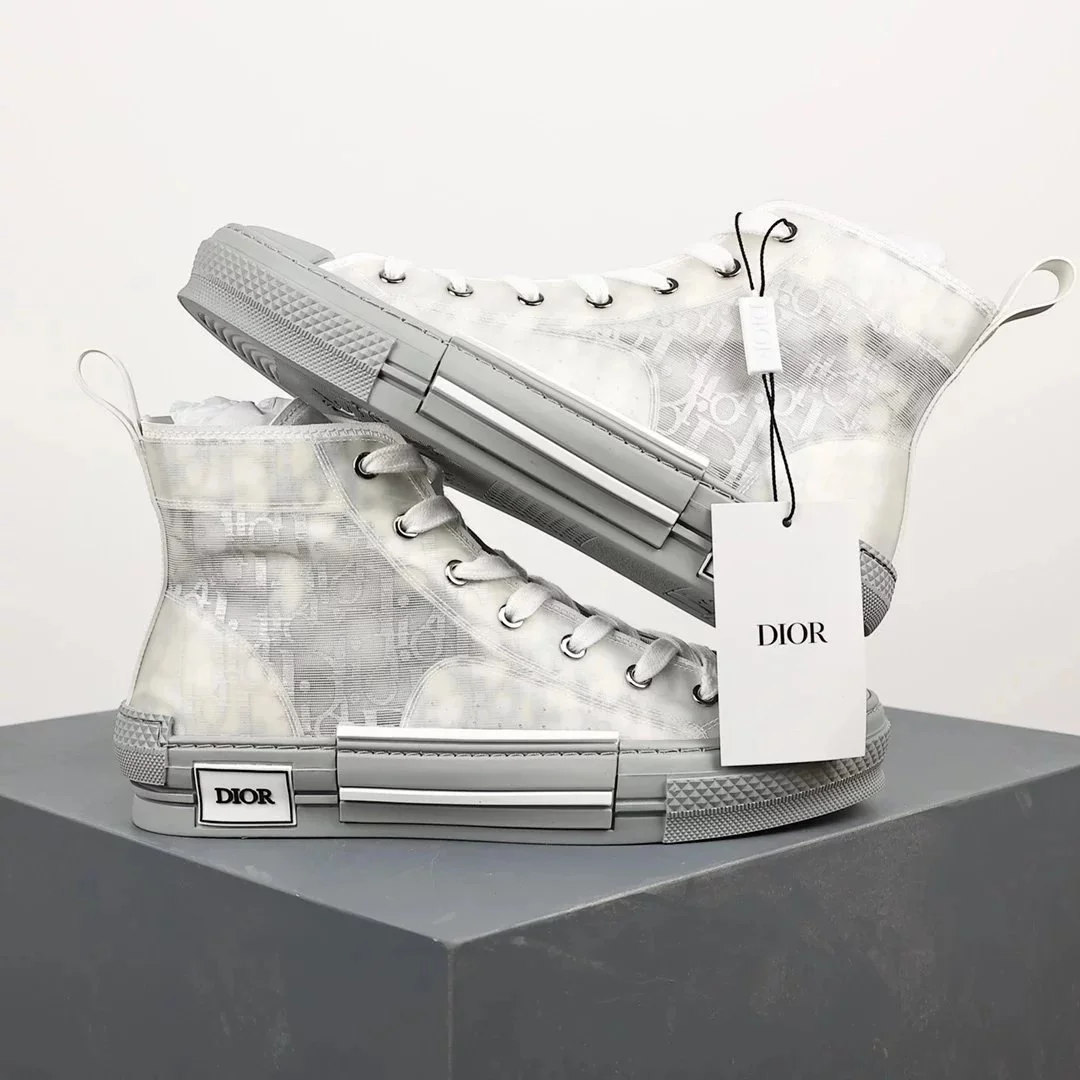 Dior Dior Book Tote White High Top Sneakers