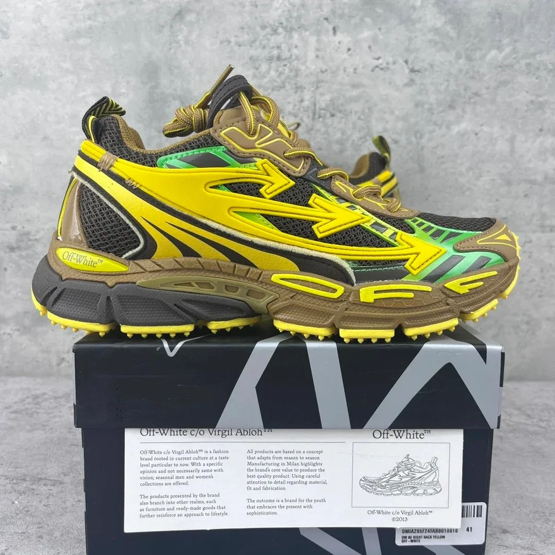 Off-White OW100 c/o Virgil Abloh™ Black/Yellow Sneakers