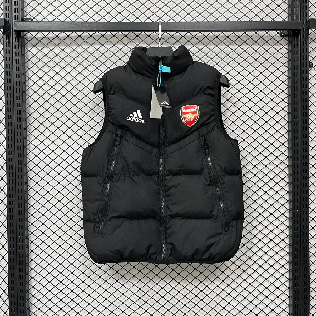 Adidas Arsenal Black Puffer Vest