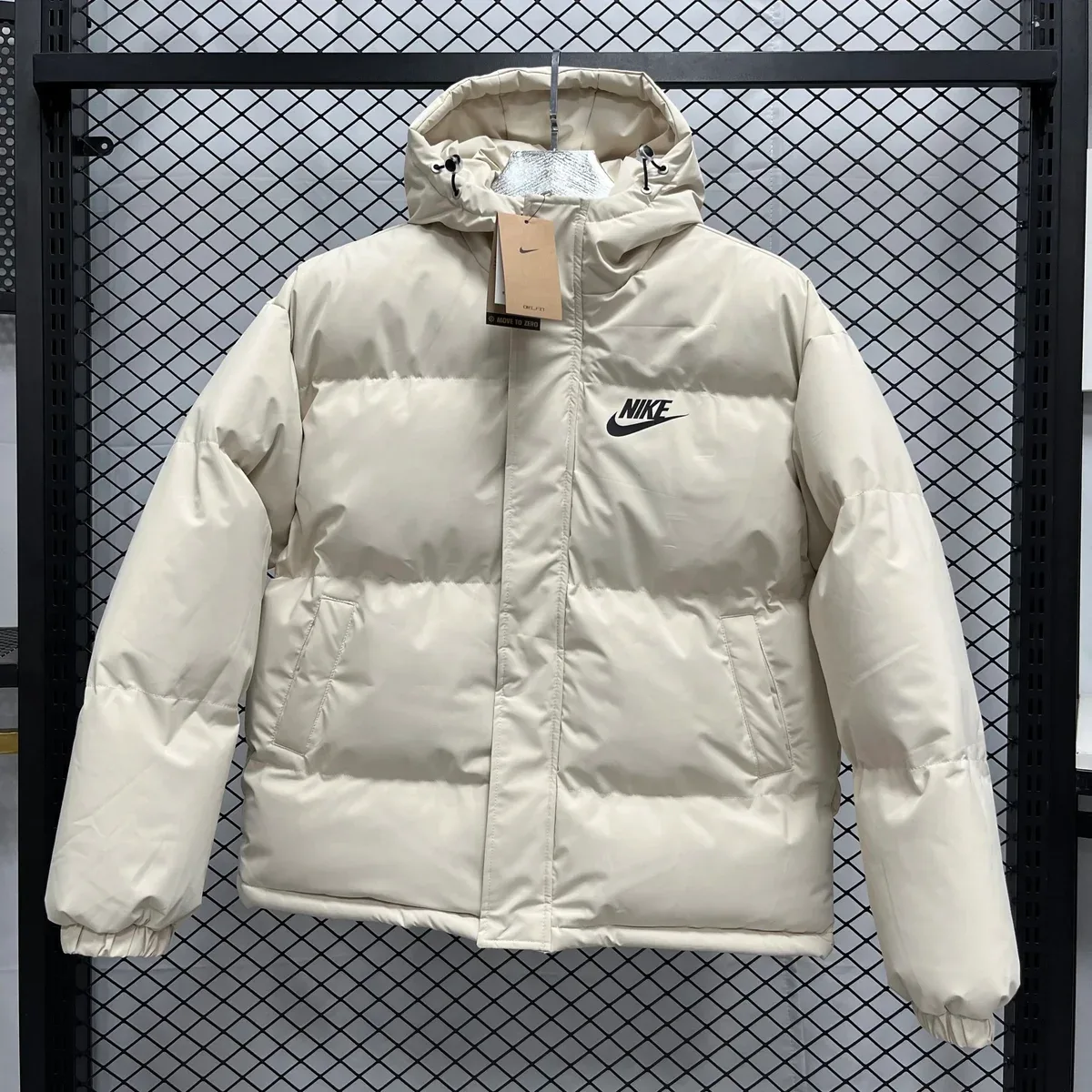 Nike HQY24 Beige Puffer Jacket