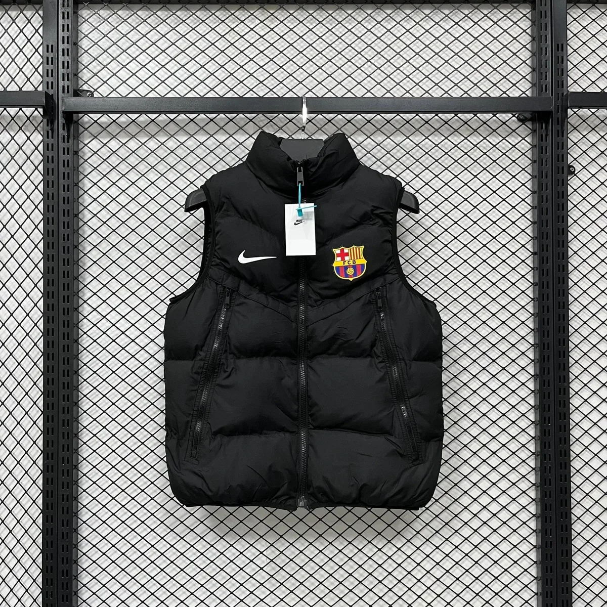 Nike FC Barcelona Black Puffer Vest