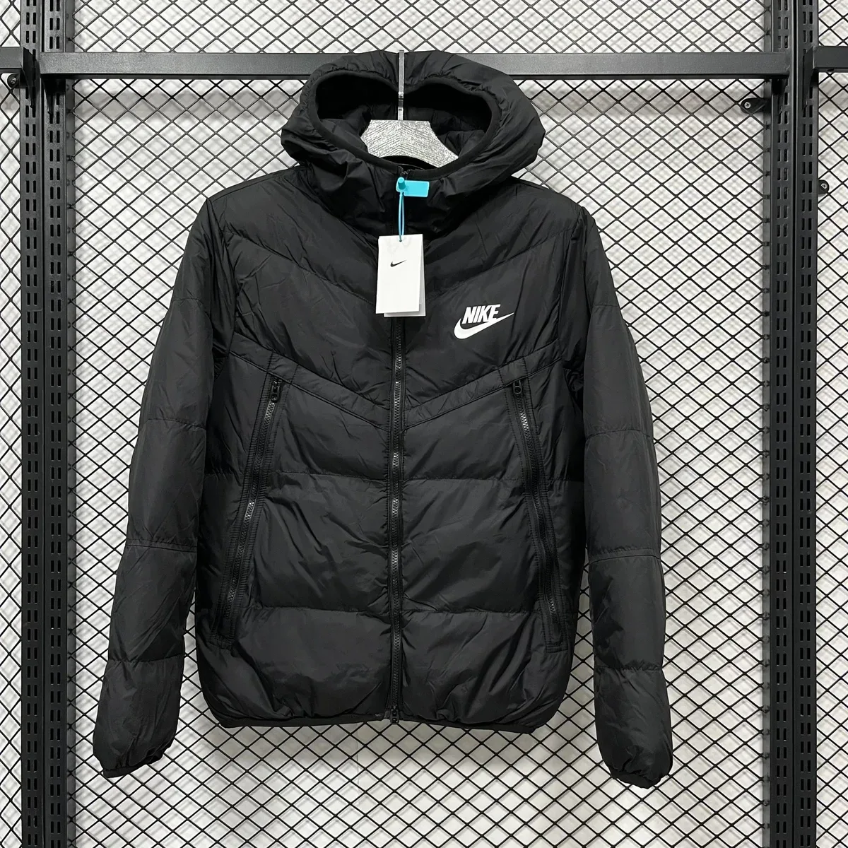 Nike Air Tech Fleece Black Hooded Jacket
