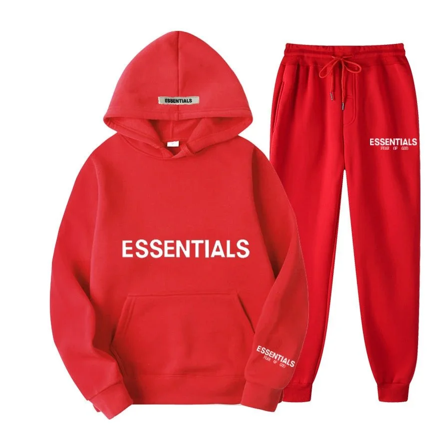Essentials Red Track Set 08 Co-ord Set