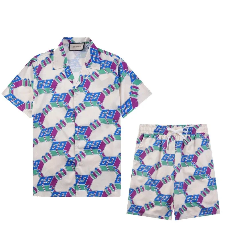 Gucci GG Print Set White/Colorful Co-ord Set
