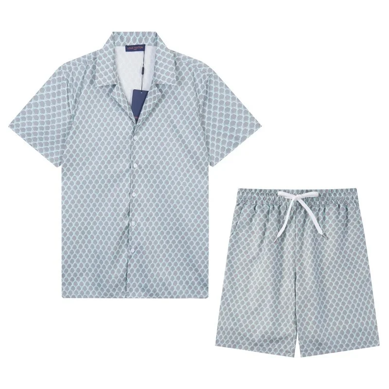 Louis Vuitton Tabi Light Blue & White Co-ord Set