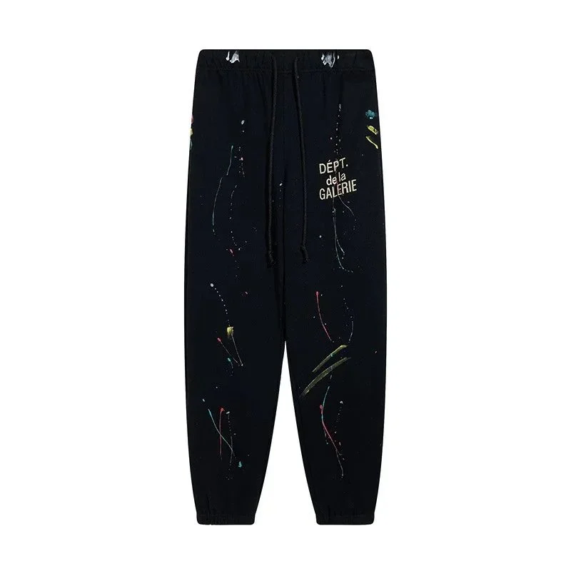 Gallery Dept. Dept De La Galerie Painted Sweatpants Black
