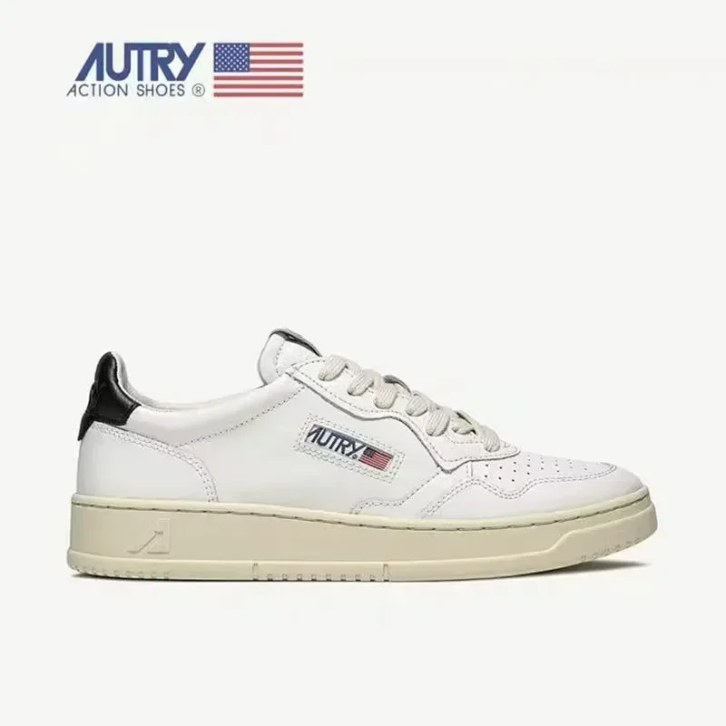 Autry Classic Low White Leather Sneakers