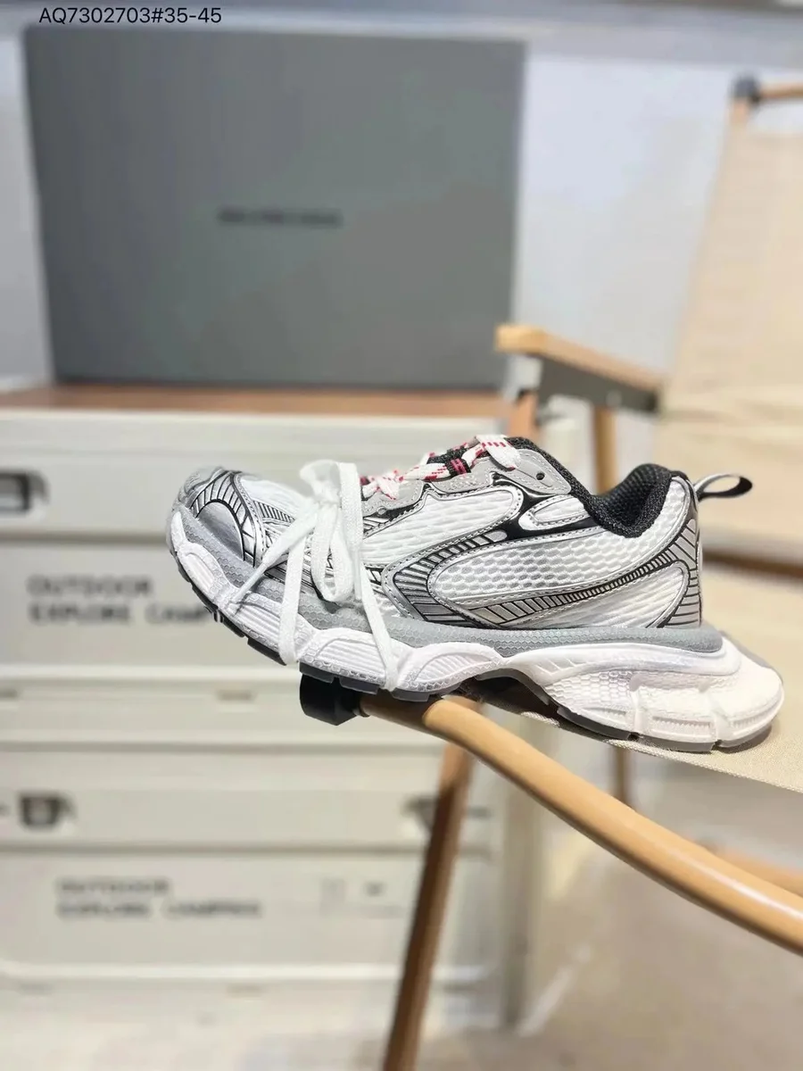 Balenciaga Triple S White/Black Sneakers
