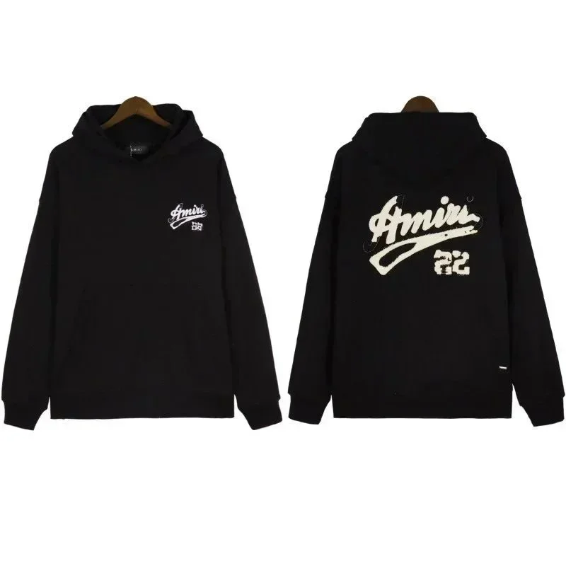 Amiri Black '22' Hoodie Sweatshirt