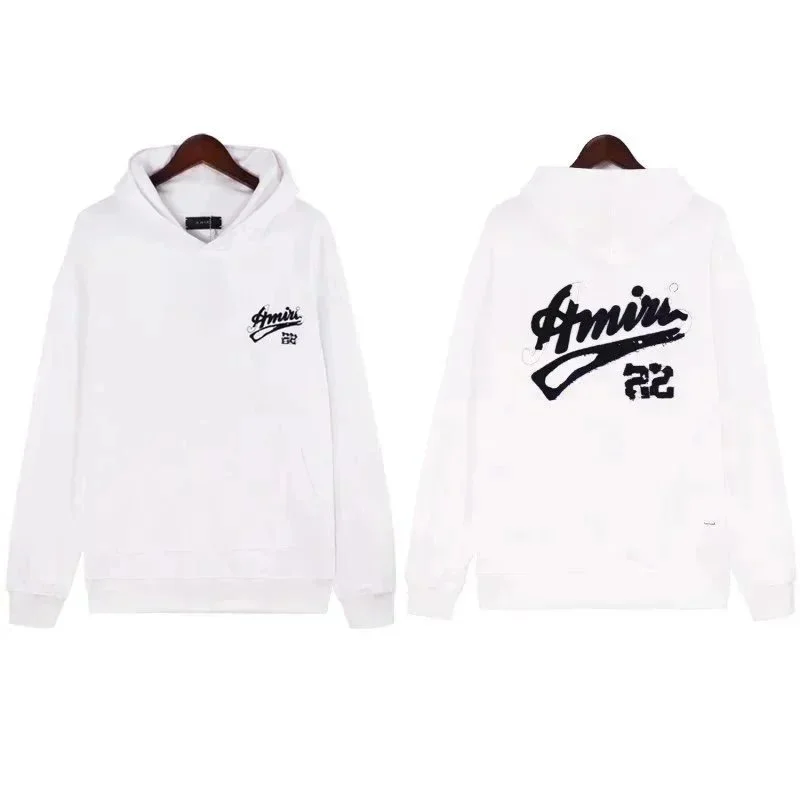 Amiri White '24' Hoodie