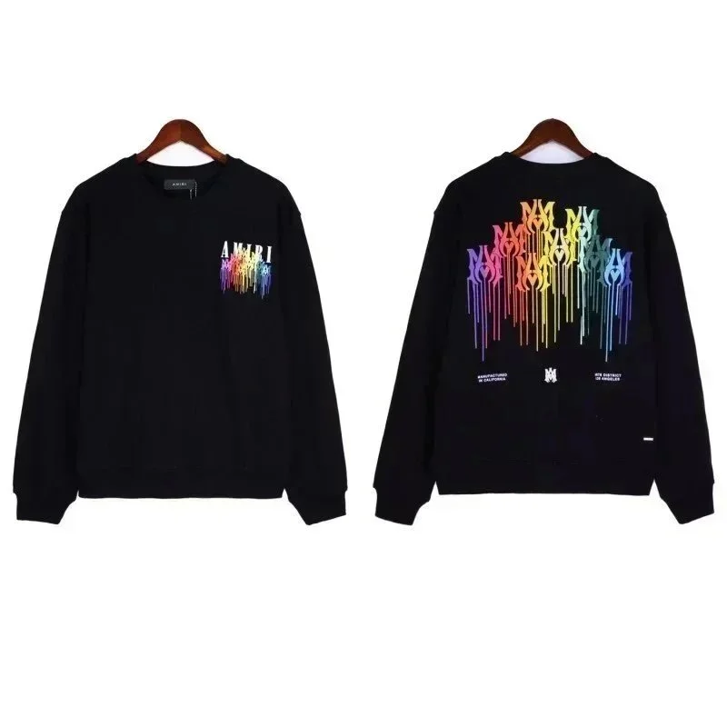 Amiri Rainbow AMRI Sweatshirt Black