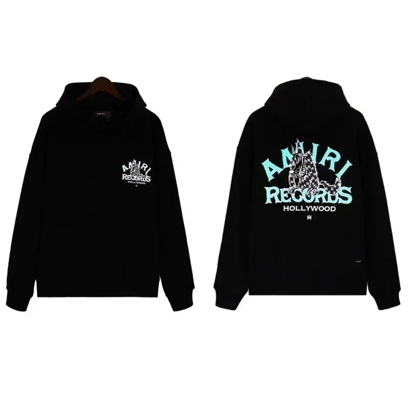 Amiri Black 'Amiri Records Hollywood' Hoodie