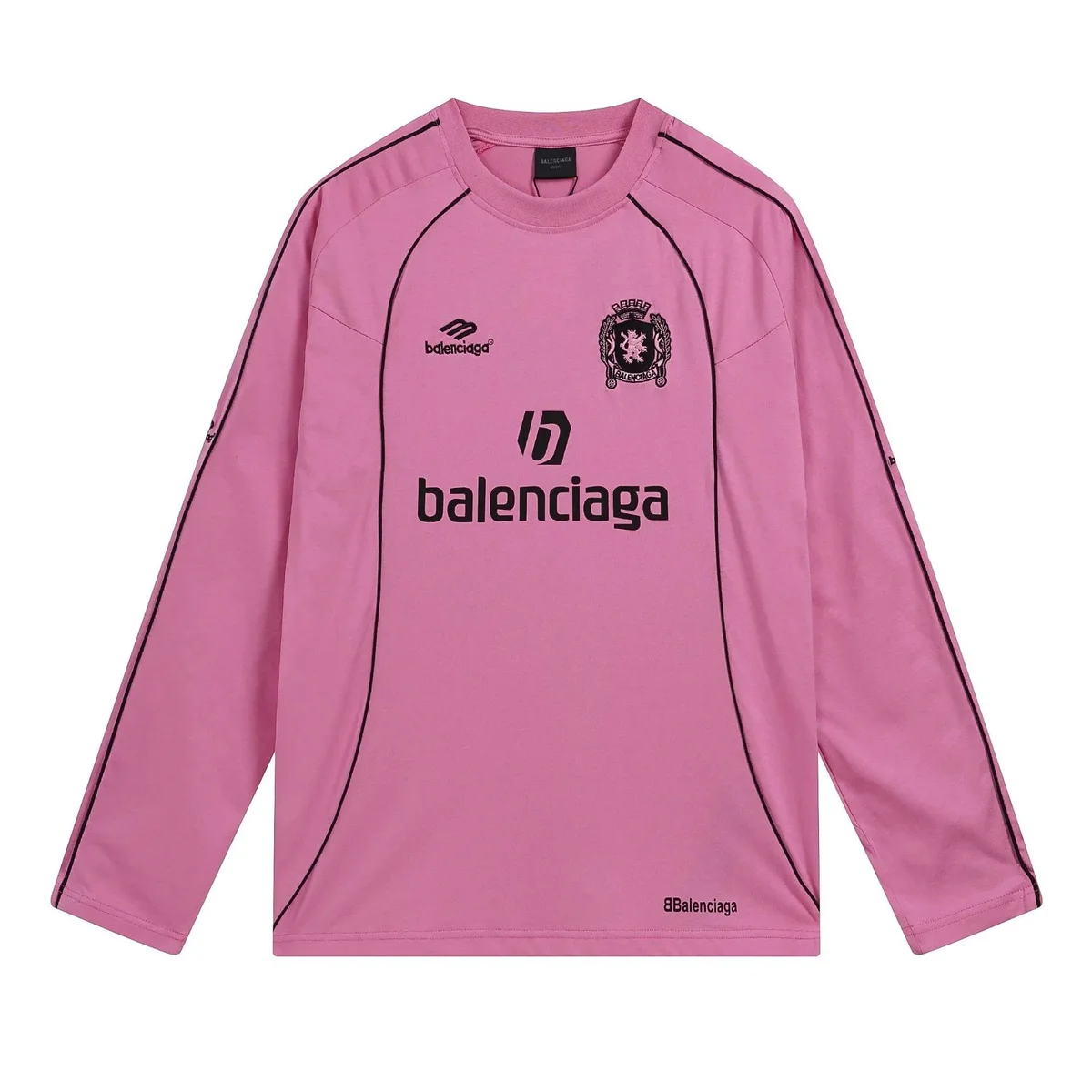 Balenciaga Pink Long Sleeve T-Shirt