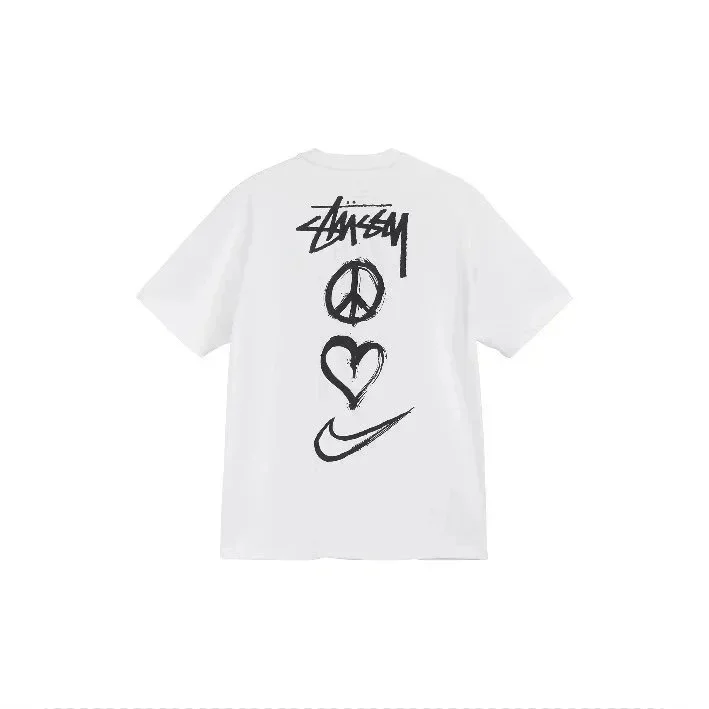 Nike Stussy Peace Love Nike T-Shirt White