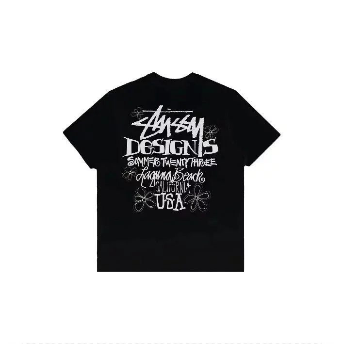 Stussy Stüssy Summer 2023 Black T-Shirt