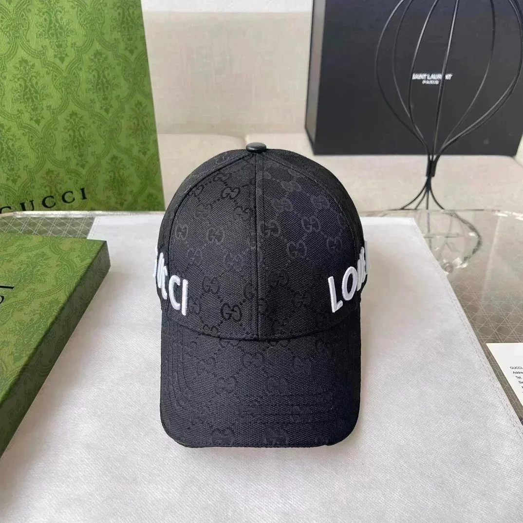 Gucci GG Monogram Black Cap