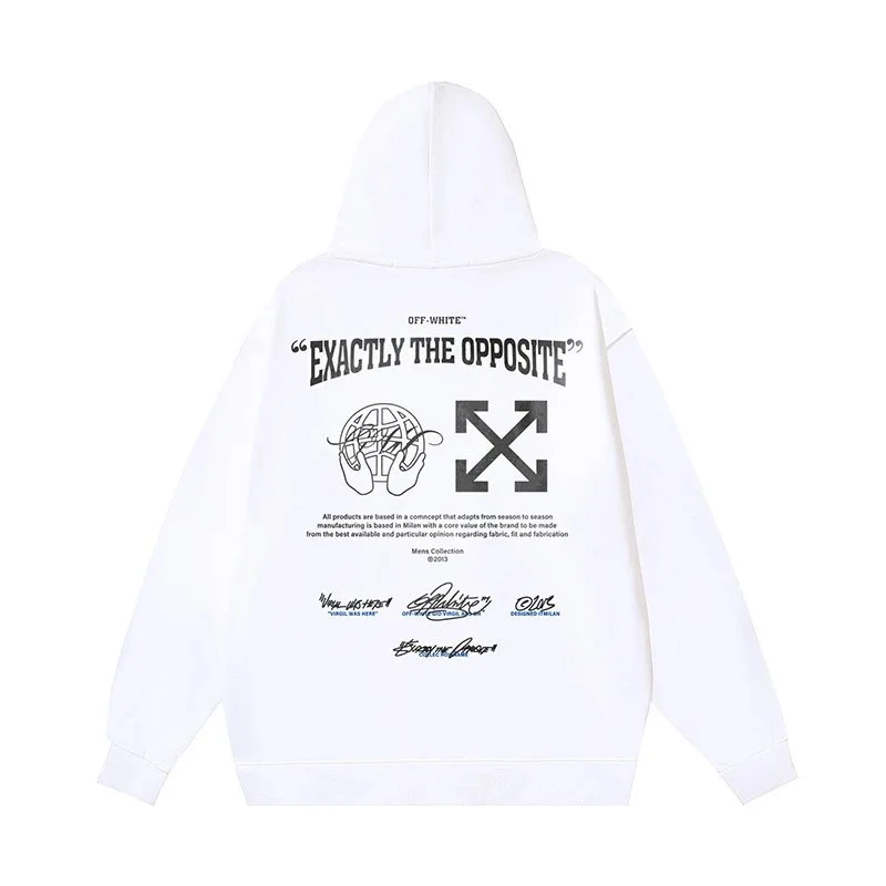 Off-White OW Hoodie White Streetwear